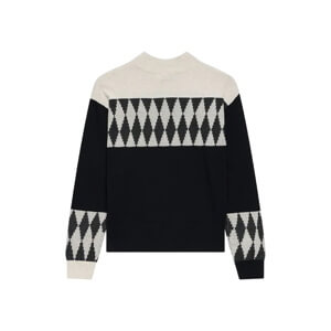 Mint Velvet Neutral Cotton Blend Graphic Jumper